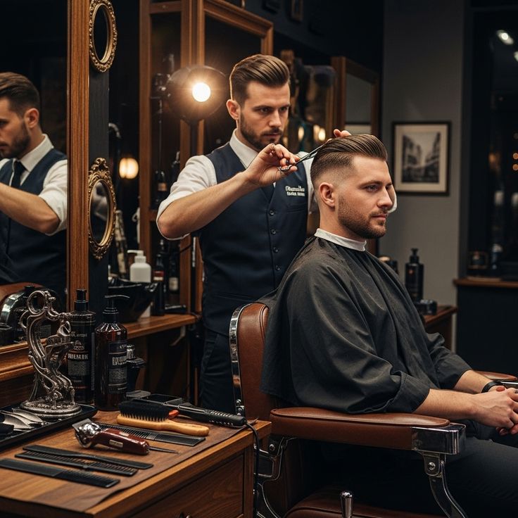 Pleo barbershop interior